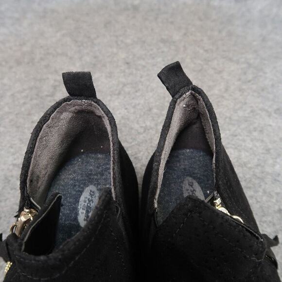 Dr Scholls Shoes Womens 6 Bootie Fashion Casual Comfort Black Zip Fabric Classic - Picture 13 of 14